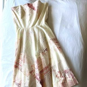 Strapless Black House White Market Dress